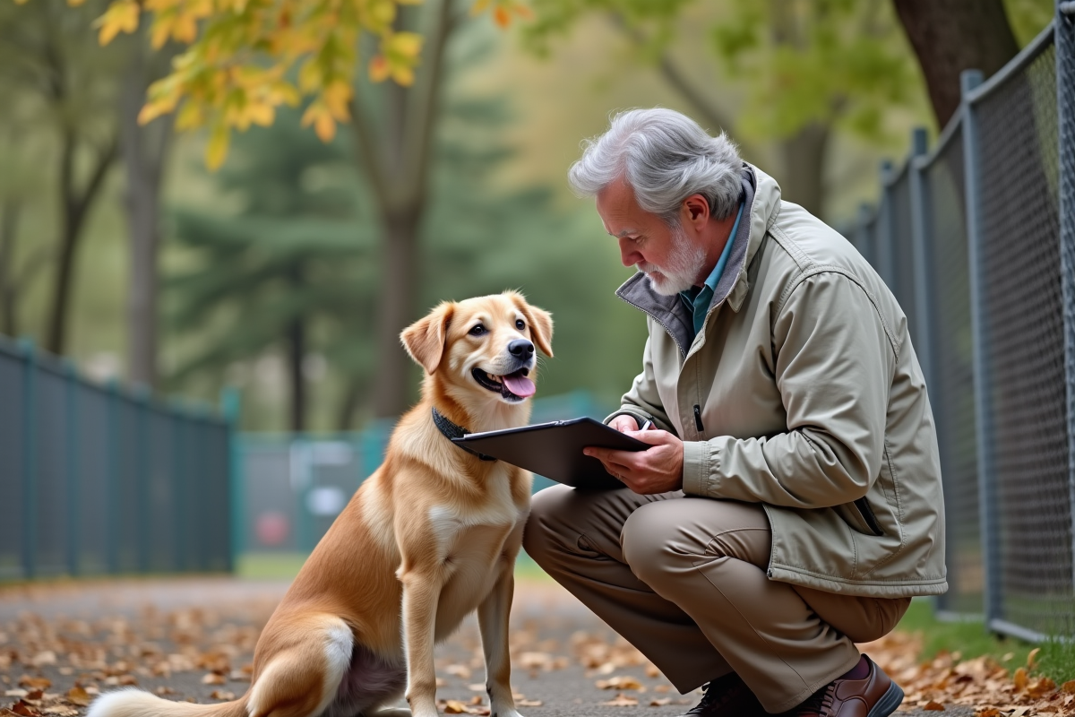 Homme âgé signant un papier d